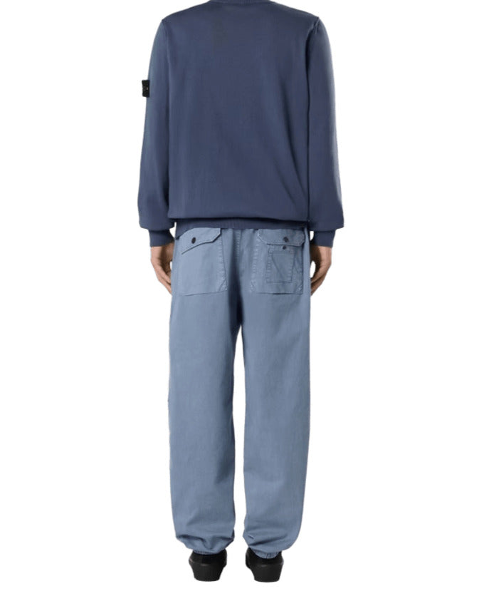 Organic Cotton Sweatshirt with Distinctive Badge