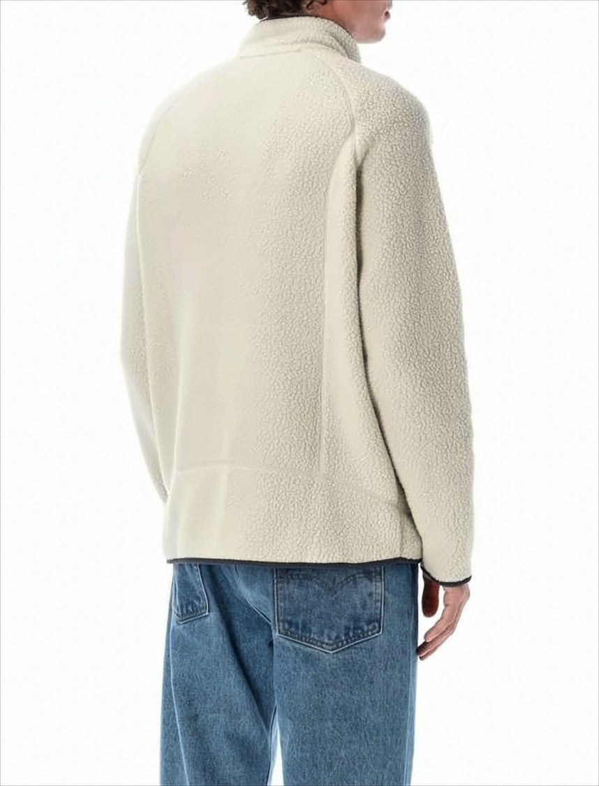 Soft Fleece Jacket with Contrasting Trim