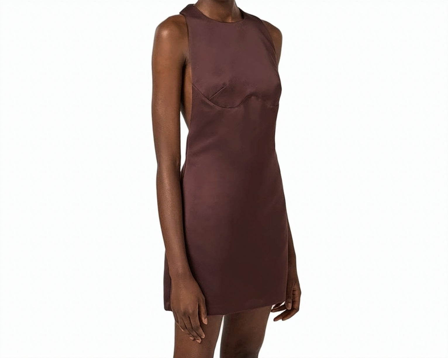 Black Halter Neck Mini Dress