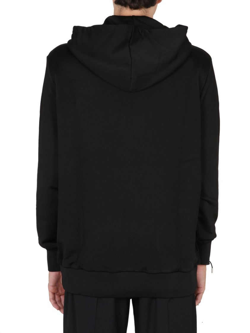Atelier Print Sweatshirt With Drawstring Hood