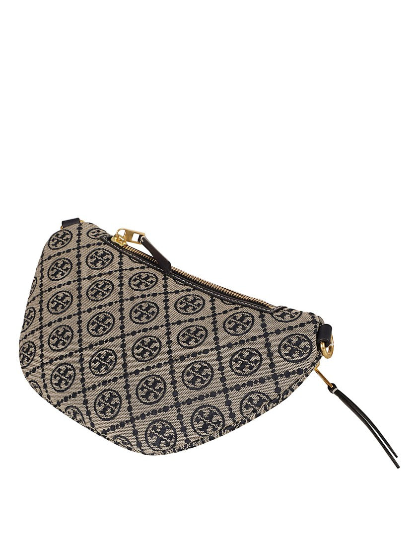 Rounded Shoulder Bag With Distinctive Pattern