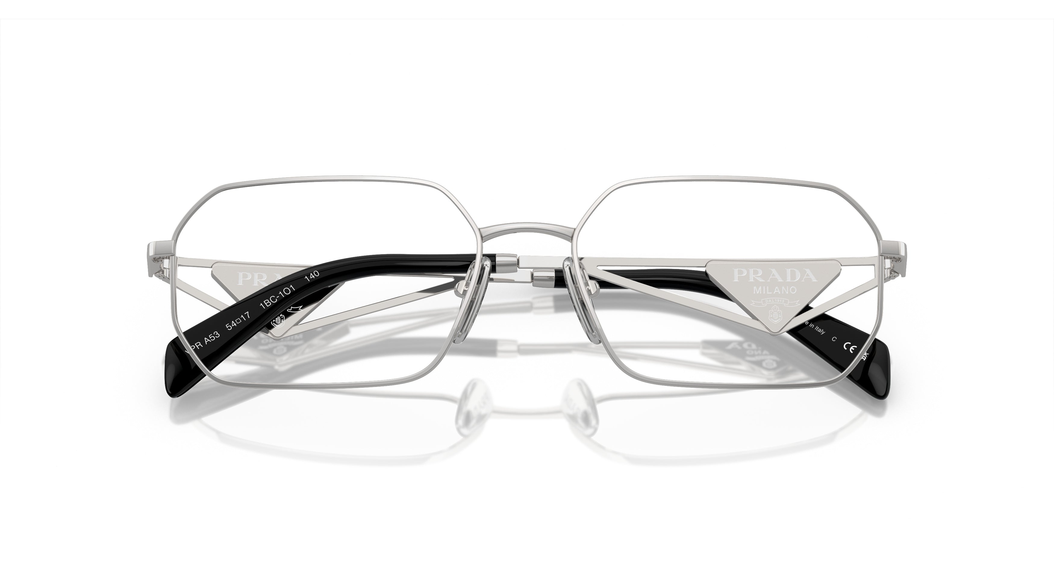 0pr A53v Geometric Oversized Square Steel Sunglasses
