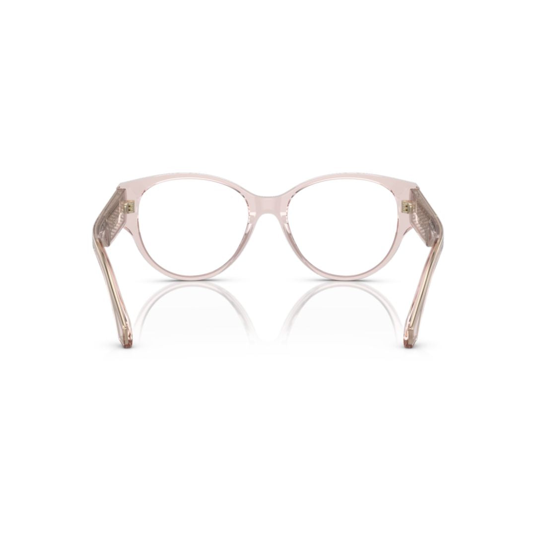 4217 Vista Translucent Light Pink Acetate Cat-Eye Eyeglasses
