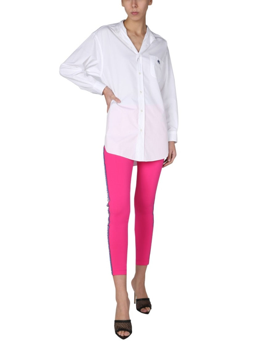 Pink Logoed Leggings