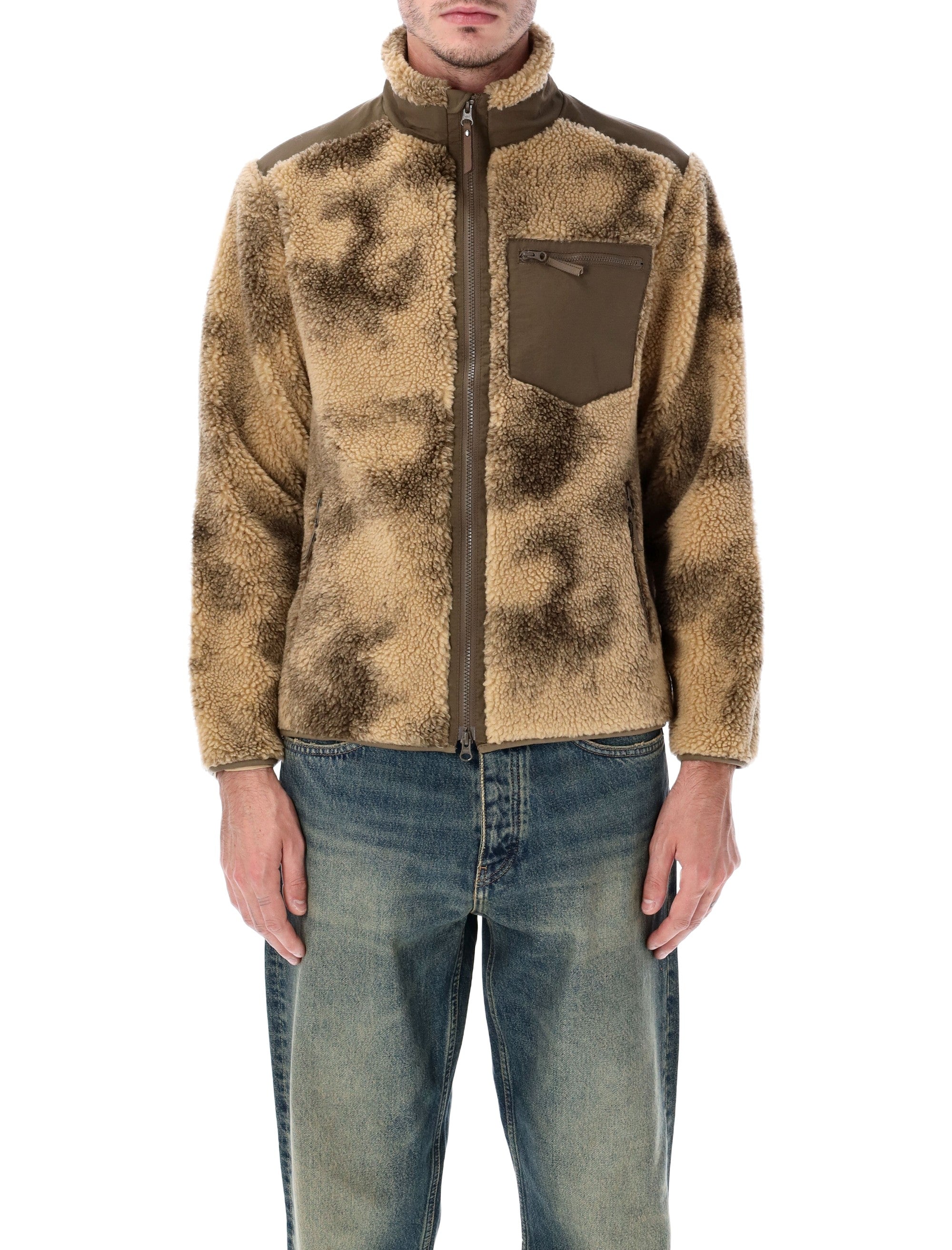 Deep Pile Fleece Zip Jacket