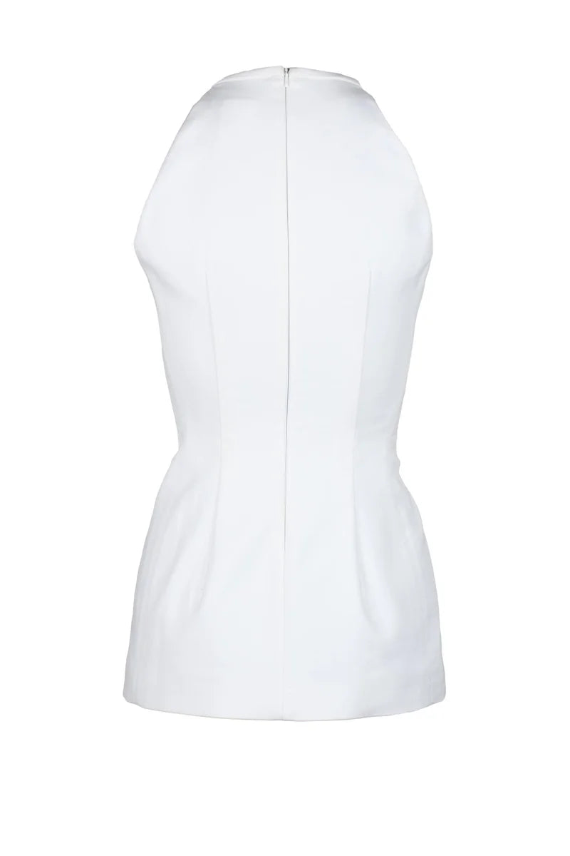 Blouse Cotton/Elastane - White