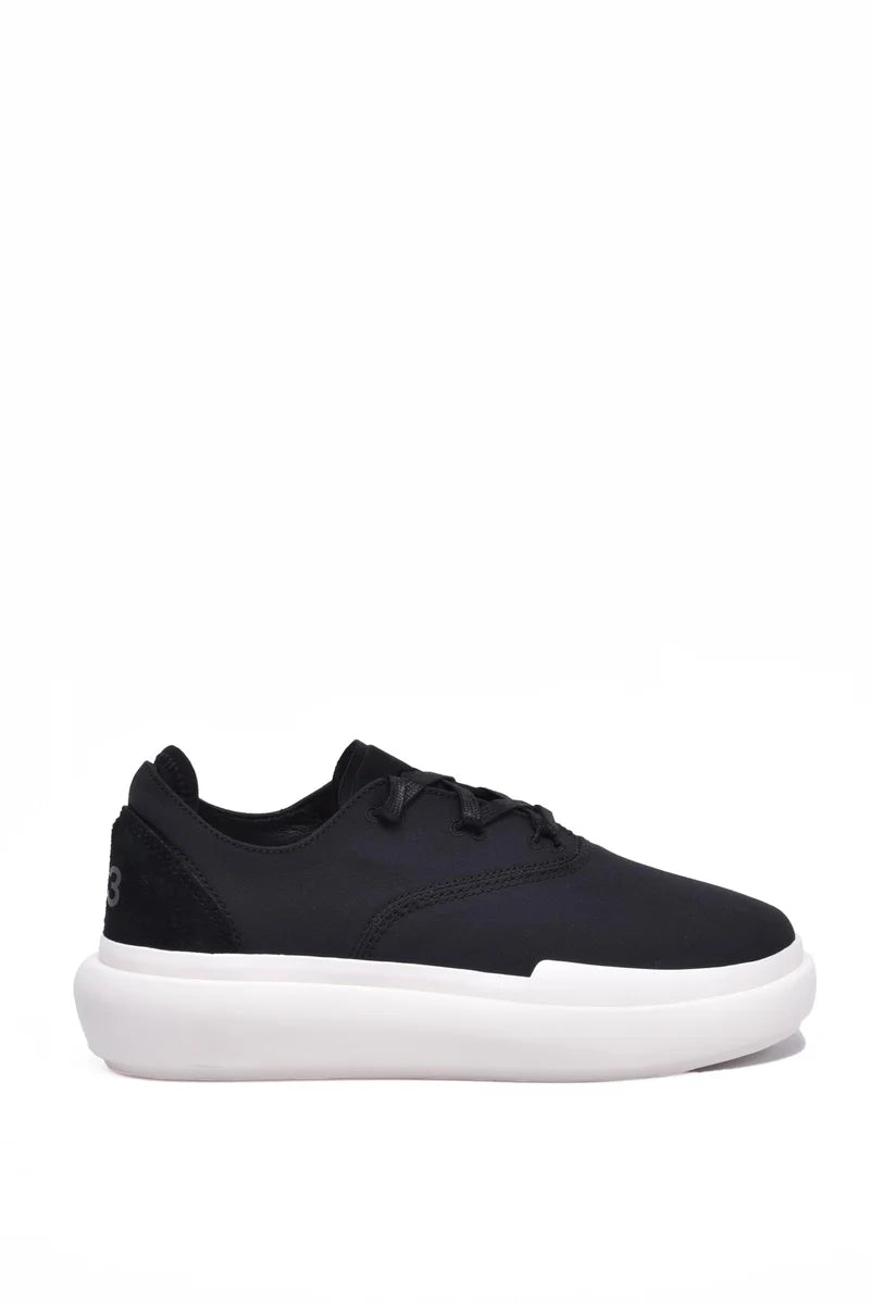 Ajatu Court Formal Sneakers Leather Polyester - Black