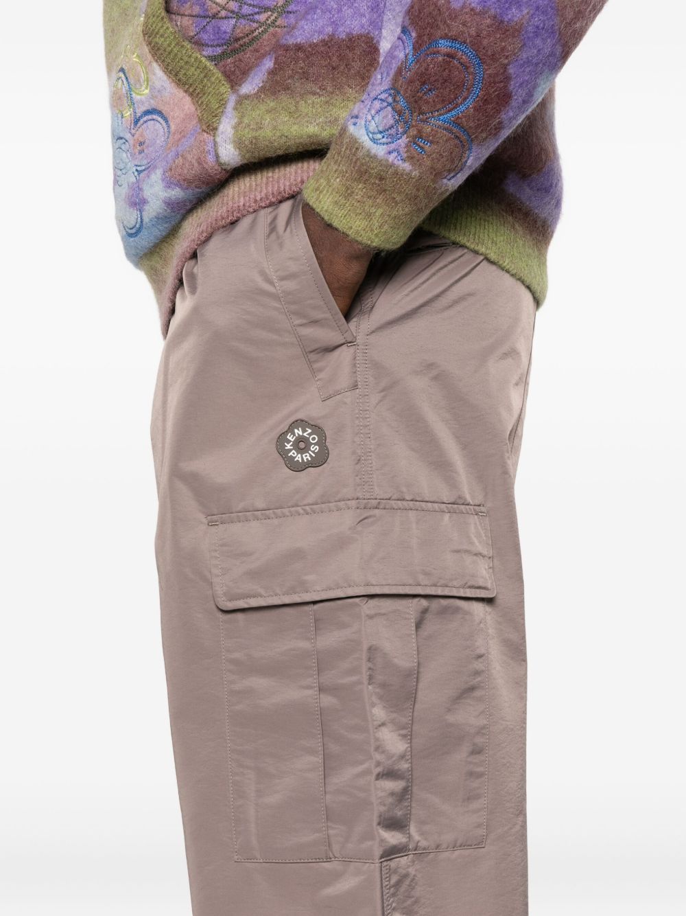Relaxed Fit Beige Trousers