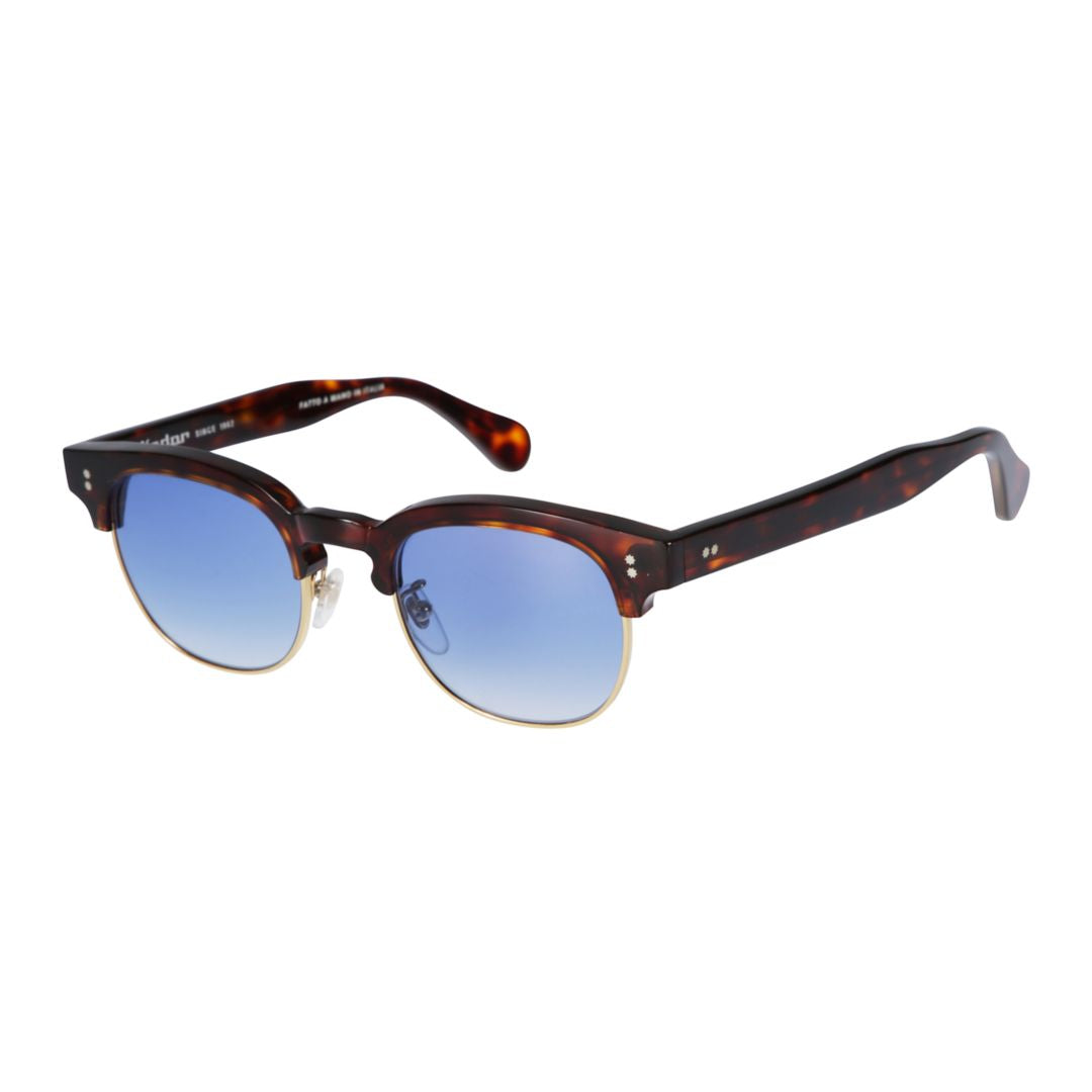 Woody Cm Classic Clubmaster Sunglasses with Tortoiseshell Frame