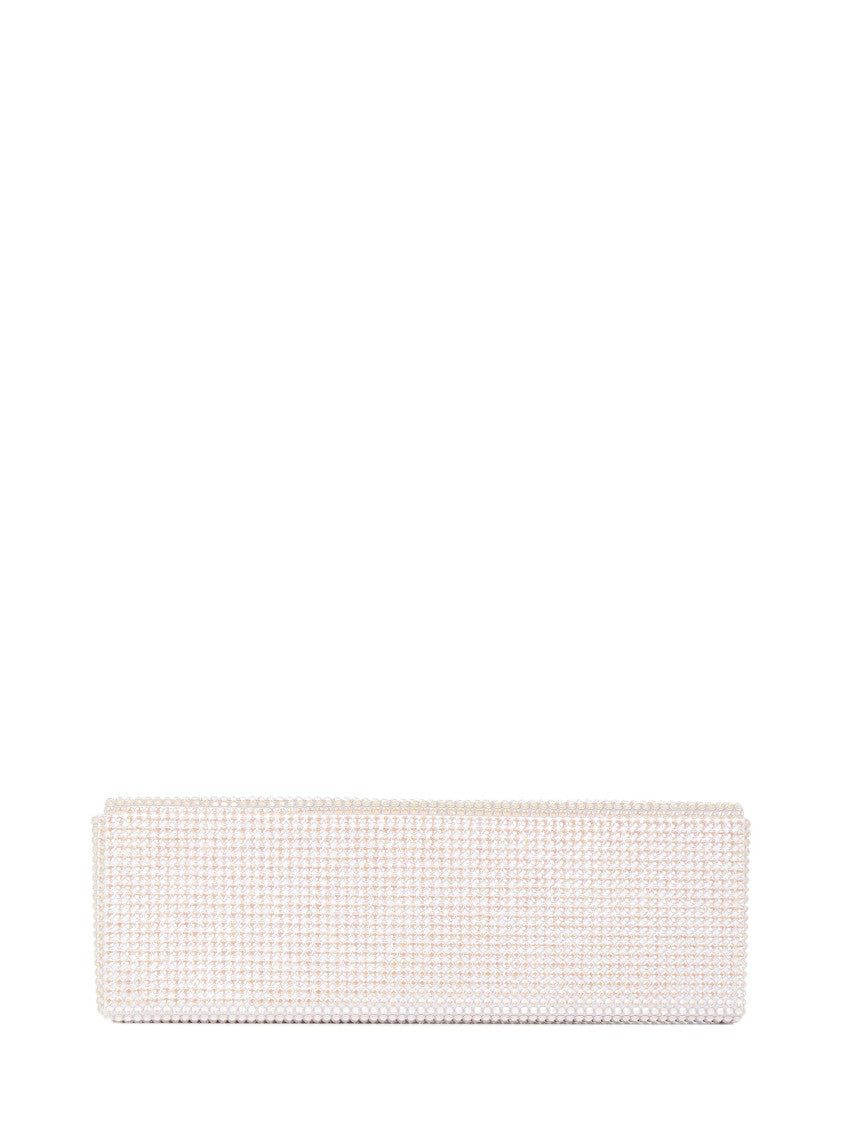 Grey Satin Clutch