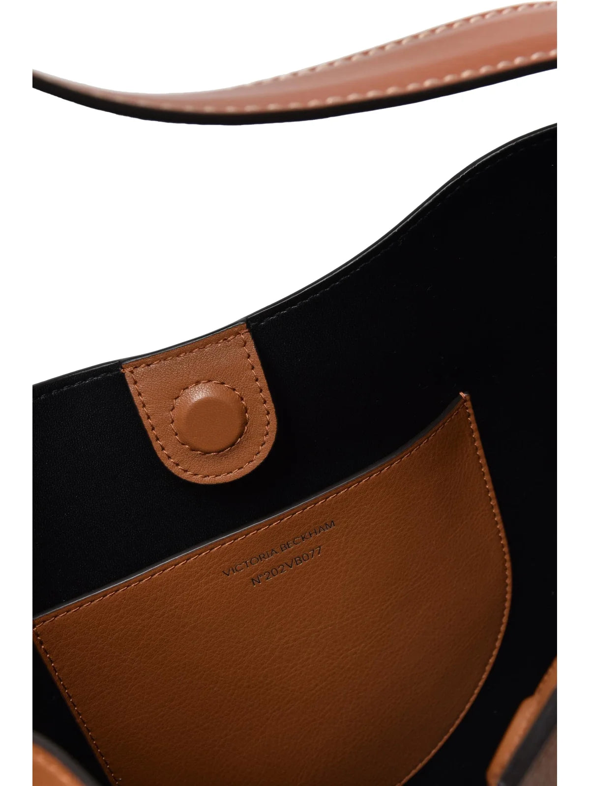 Leather Shoulder Bag - Brown