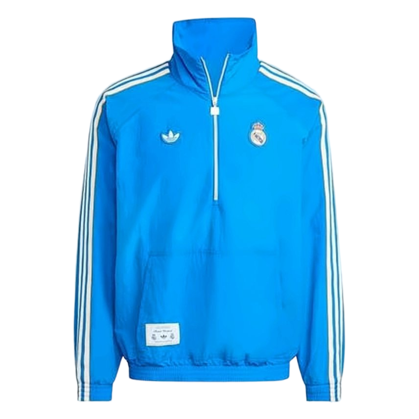 Vibrant Blue Training Top with Half-Zip