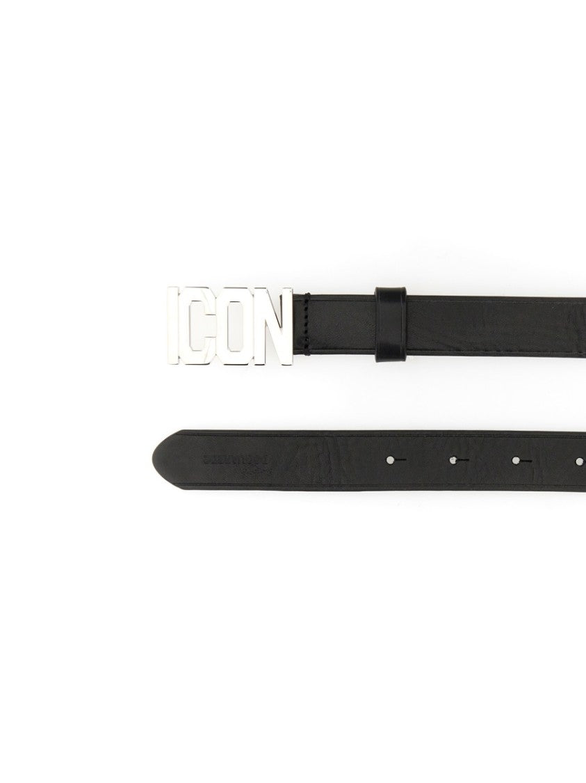 Black Leather Belt