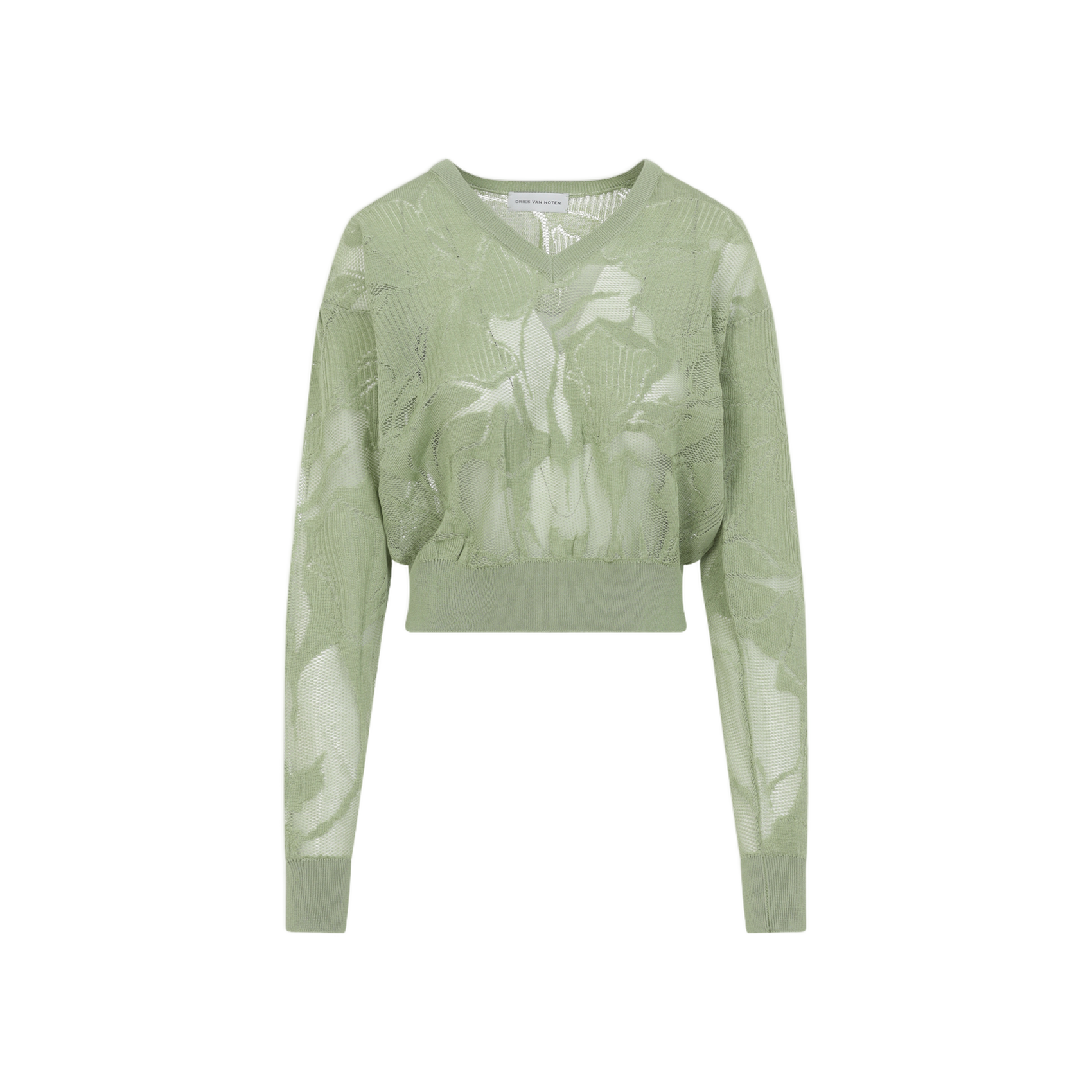 Lightweight Semi-Sheer Knit Sweater