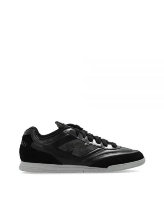 Smooth Leather And Suede Low-Top Sneakers