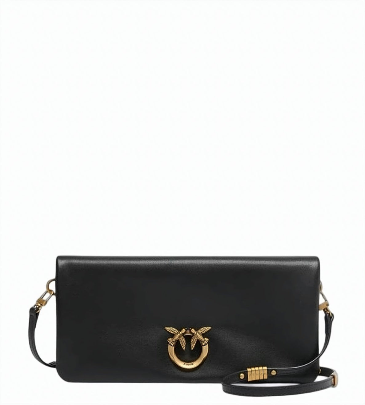 Click Soft Horizontal Soft Leather Clutch