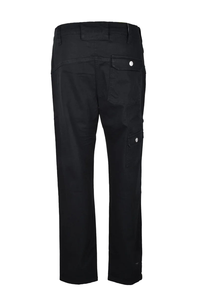 Cotton Trousers - Black
