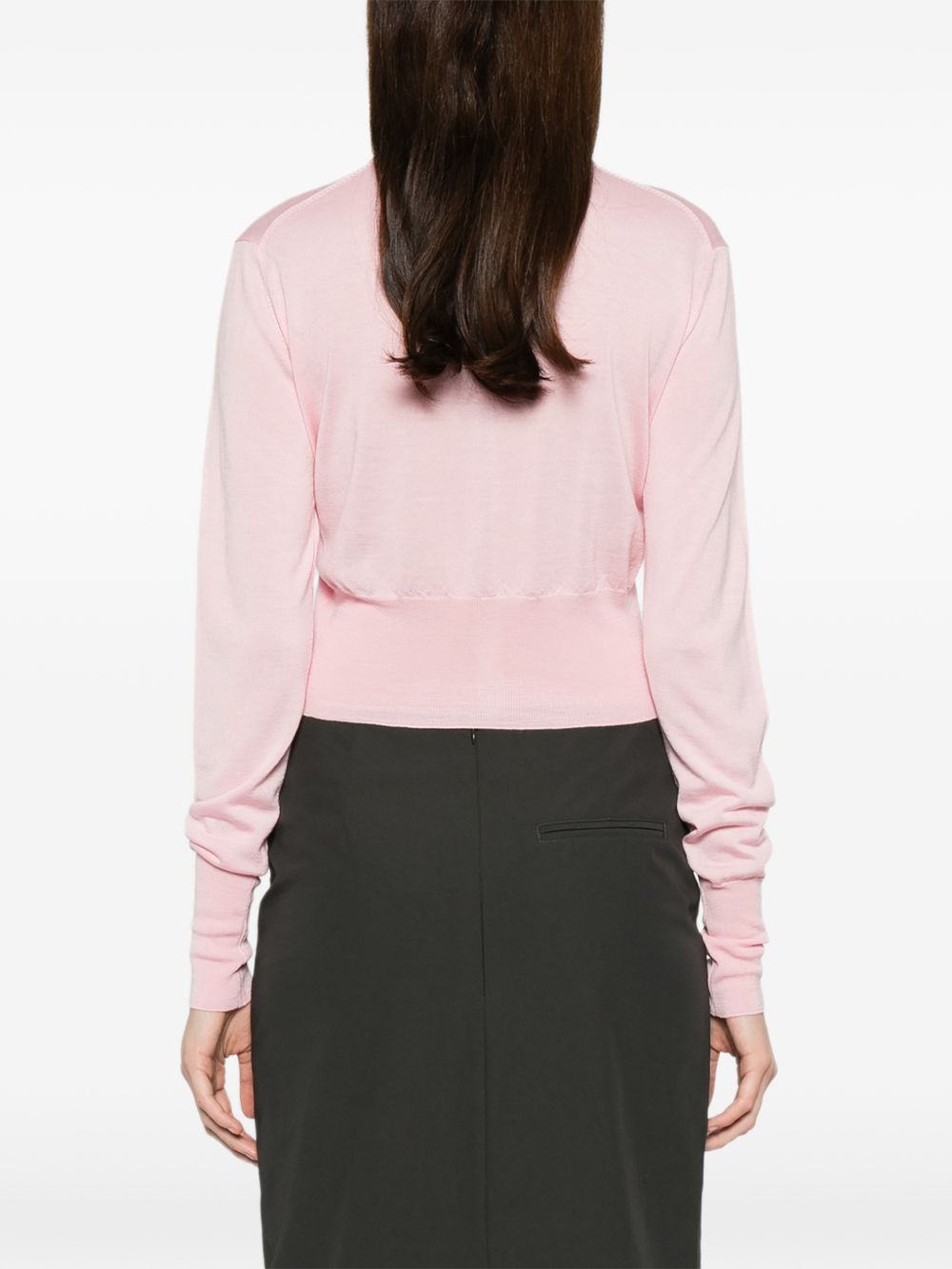 Cropped Pink Sweater