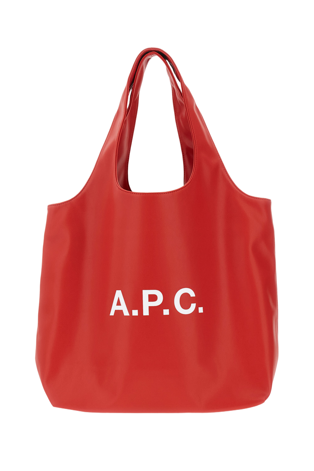 Red Tote Ninon Faux Leather Bag
