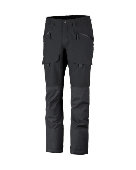 Straight Pants with Technical Fabric and Functional Design