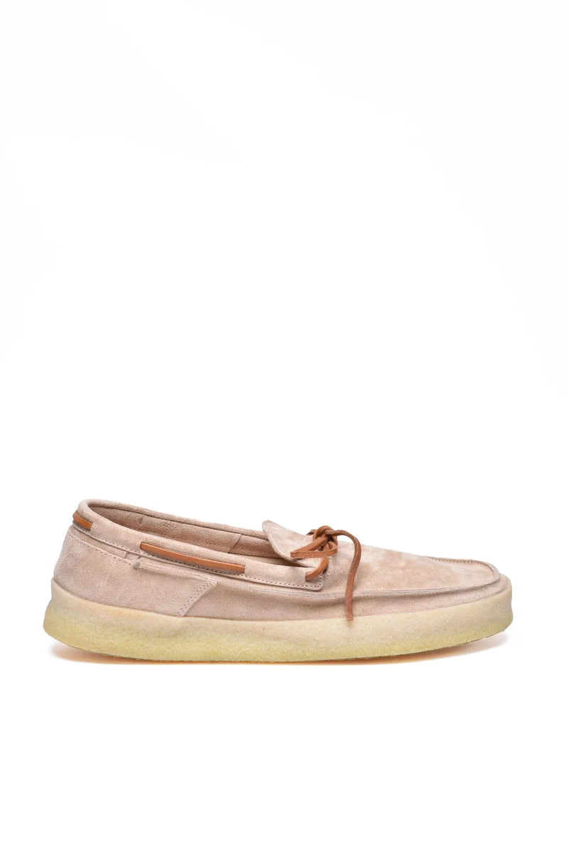 Suede Loafer - Beige