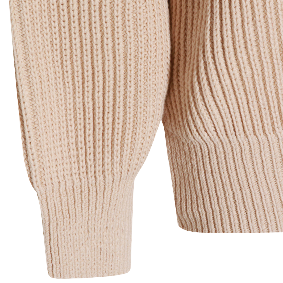 Relaxed Fit Ribbed Knit Sweater