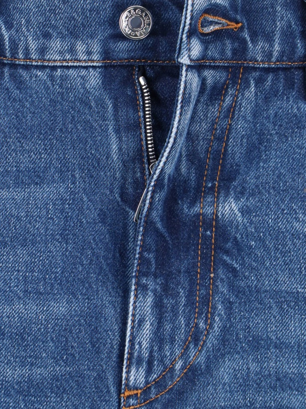 Cuffed Jeans – Blue