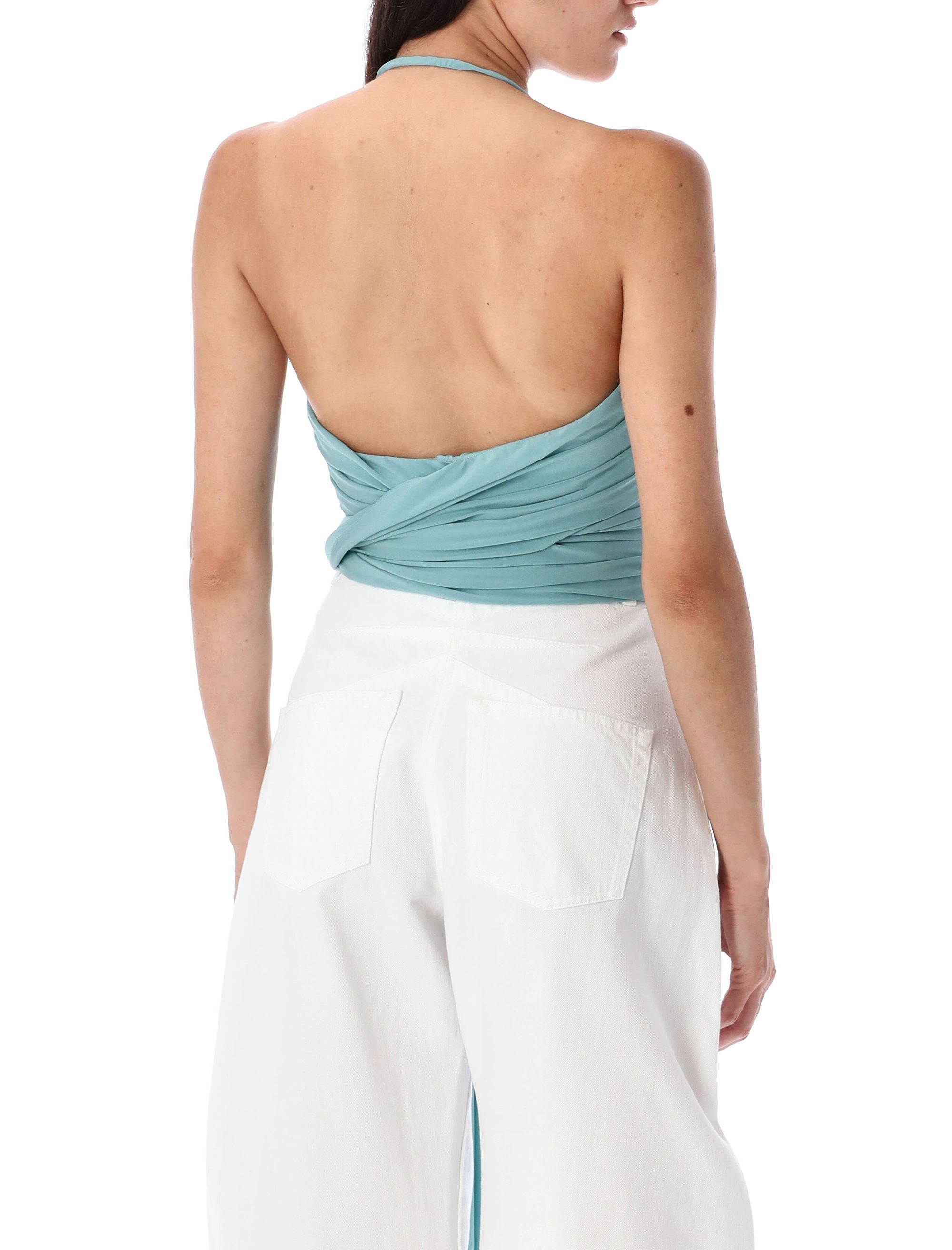 Cross Pleat Top