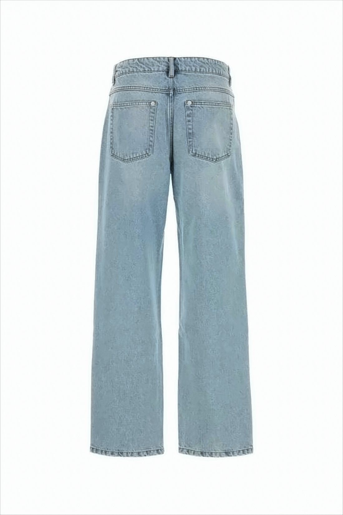 Relaxed Wide-Leg Denim Pants