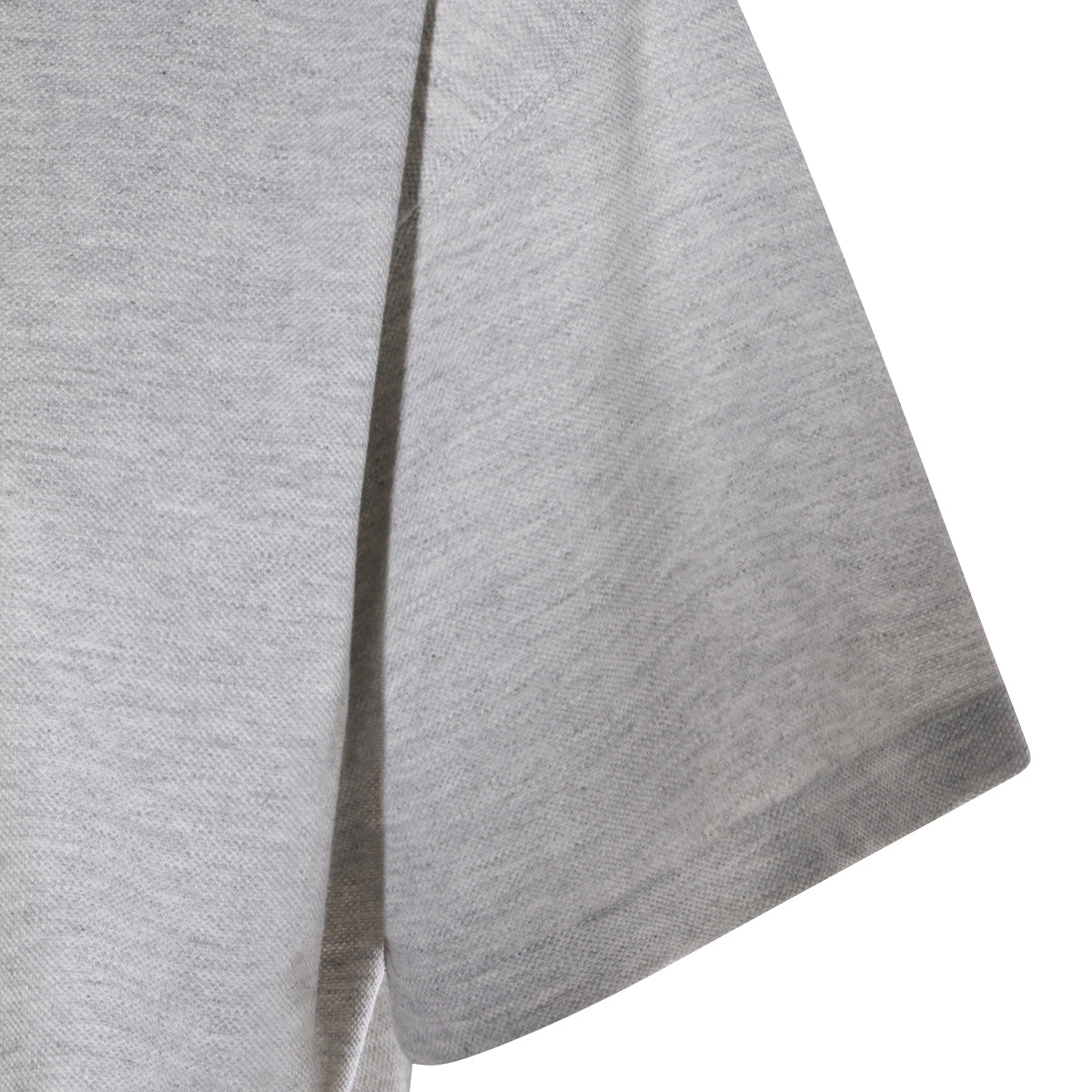 Grey Cotton Polo Shirt