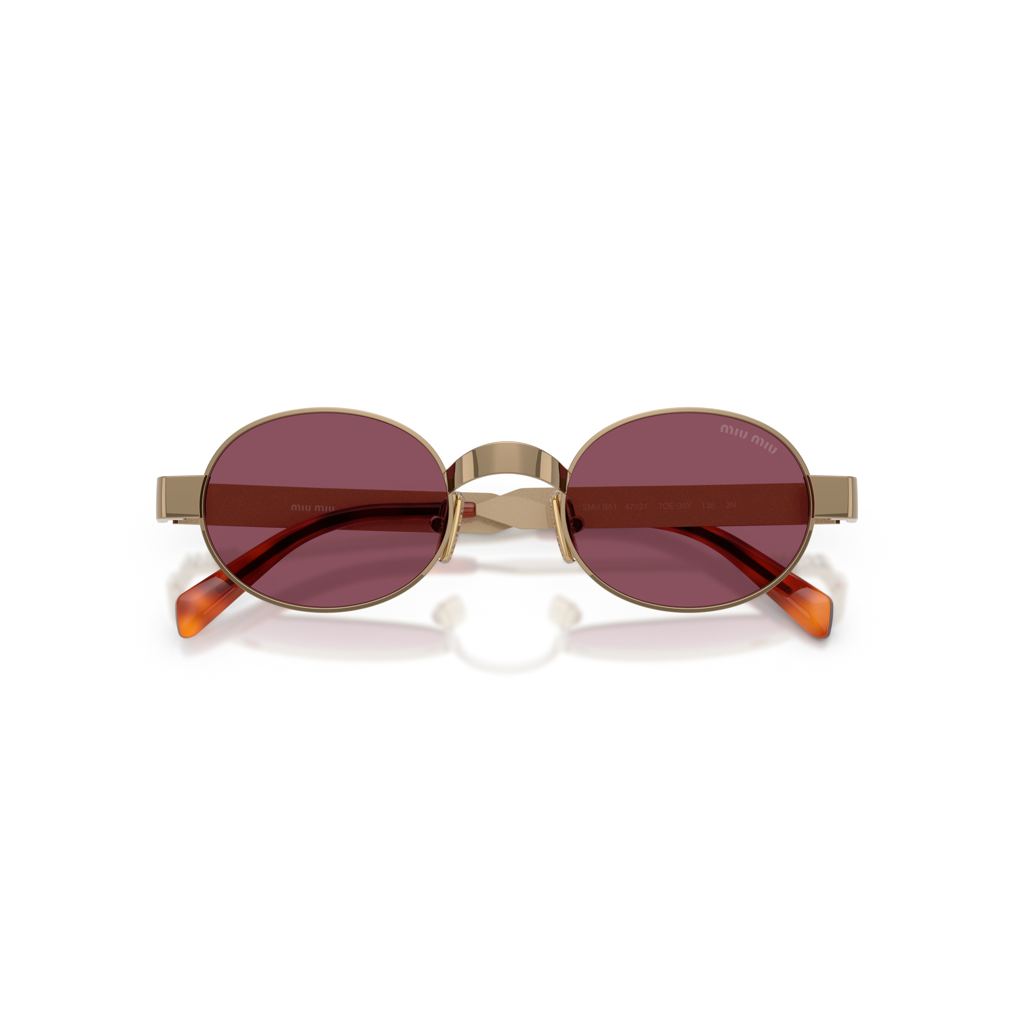 0mu B51s Oval Frame Sunglasses