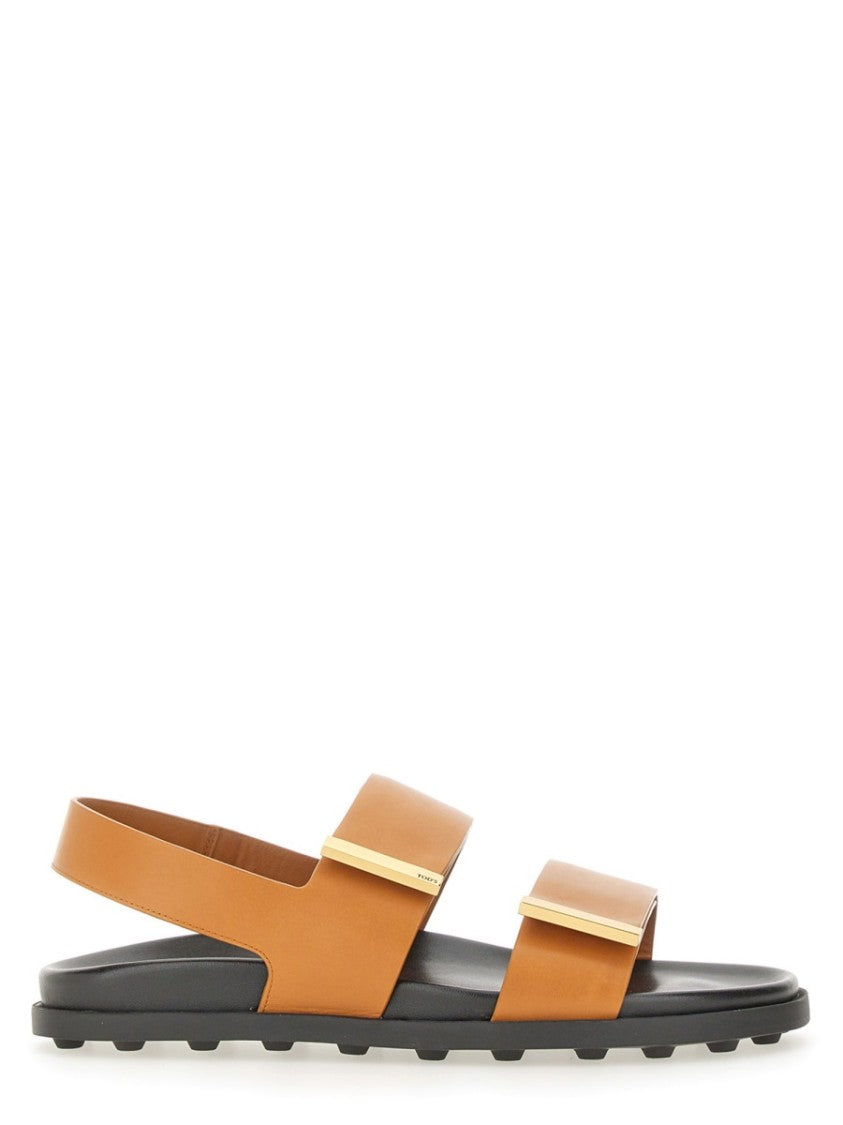 Brown Calfskin Sandals