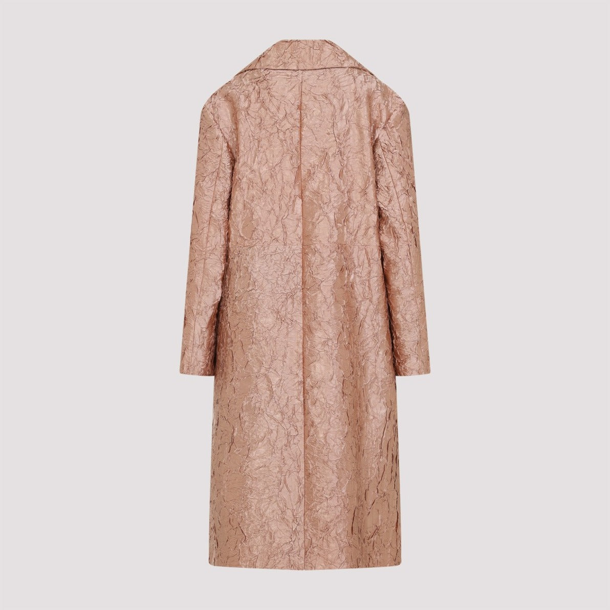 Crinkled Textured Coat