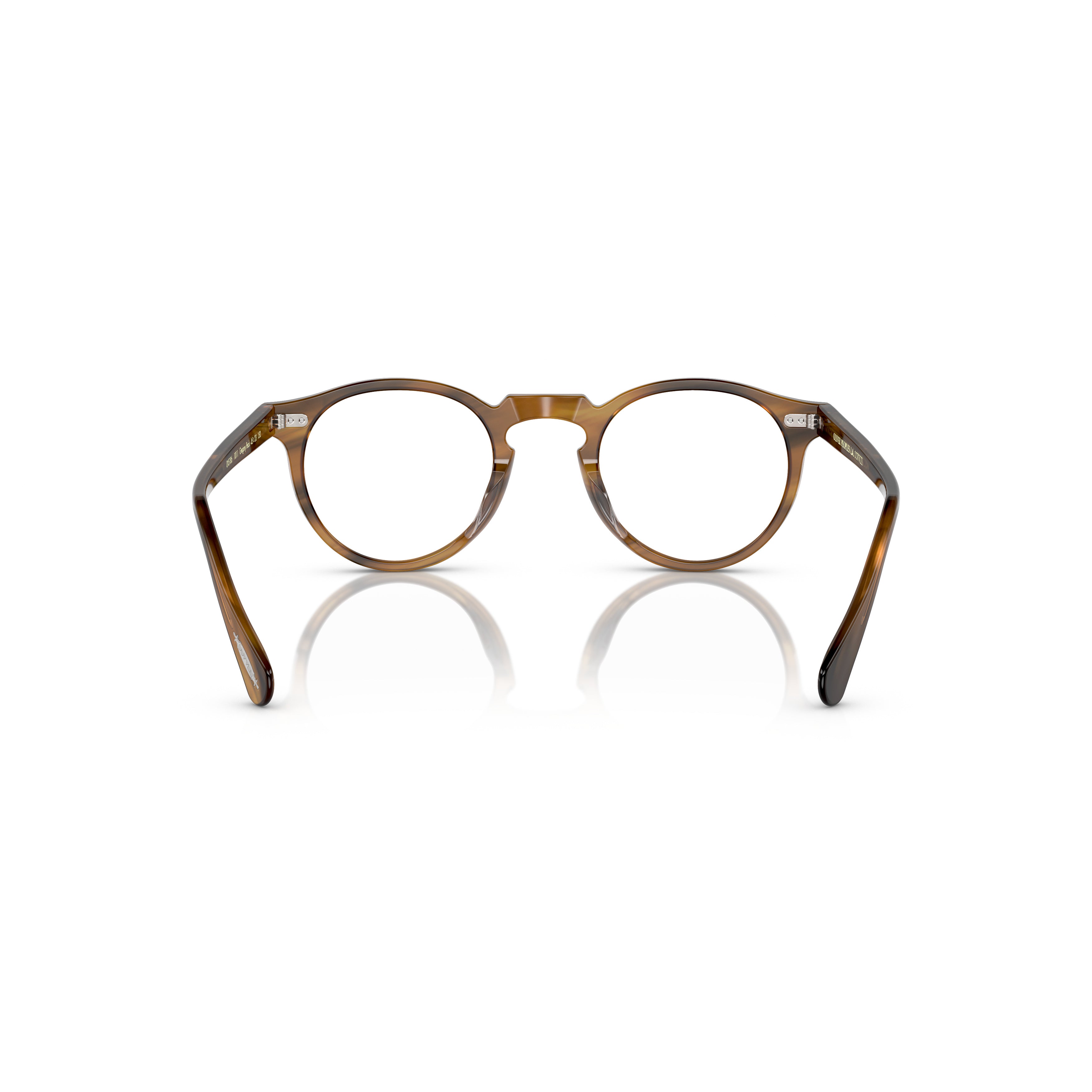 0ov5186 Classic Round Acetate Eyeglasses with Tortoiseshell Pattern