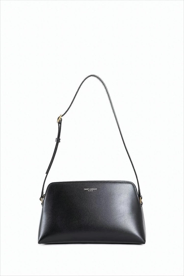 Minimalist Shoulder Bag in Smooth Calf Leather