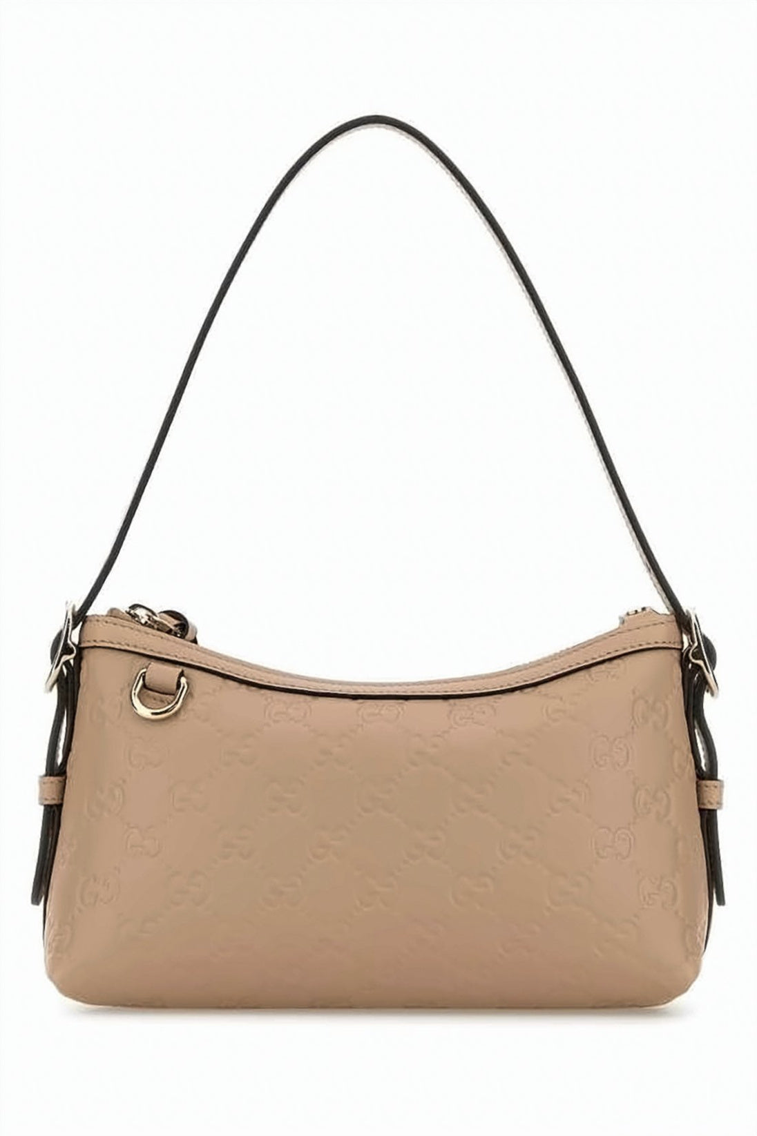 Embroidered Leather Small Shoulder Bag