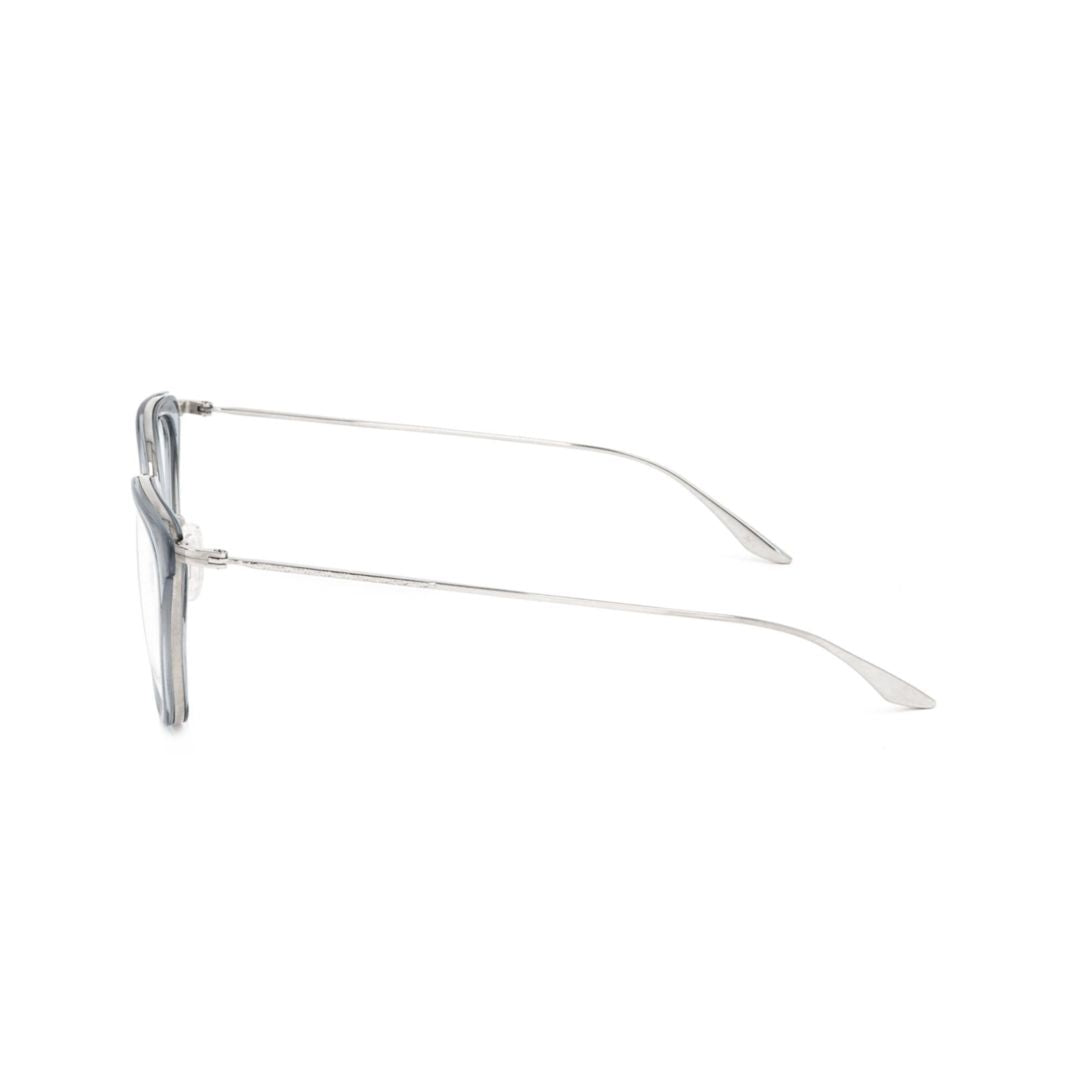 Bp5091 520jb Translucent Cat-Eye Eyeglasses with Minimalist Metal Temples