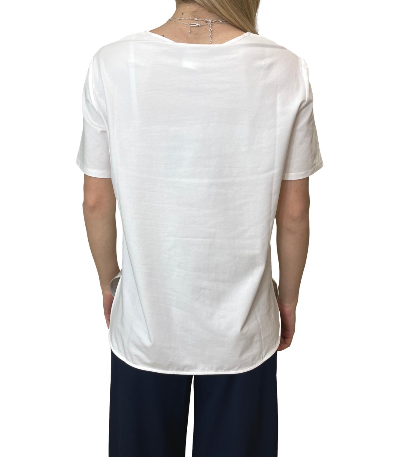 White Mmlotre Cotton Knit Top