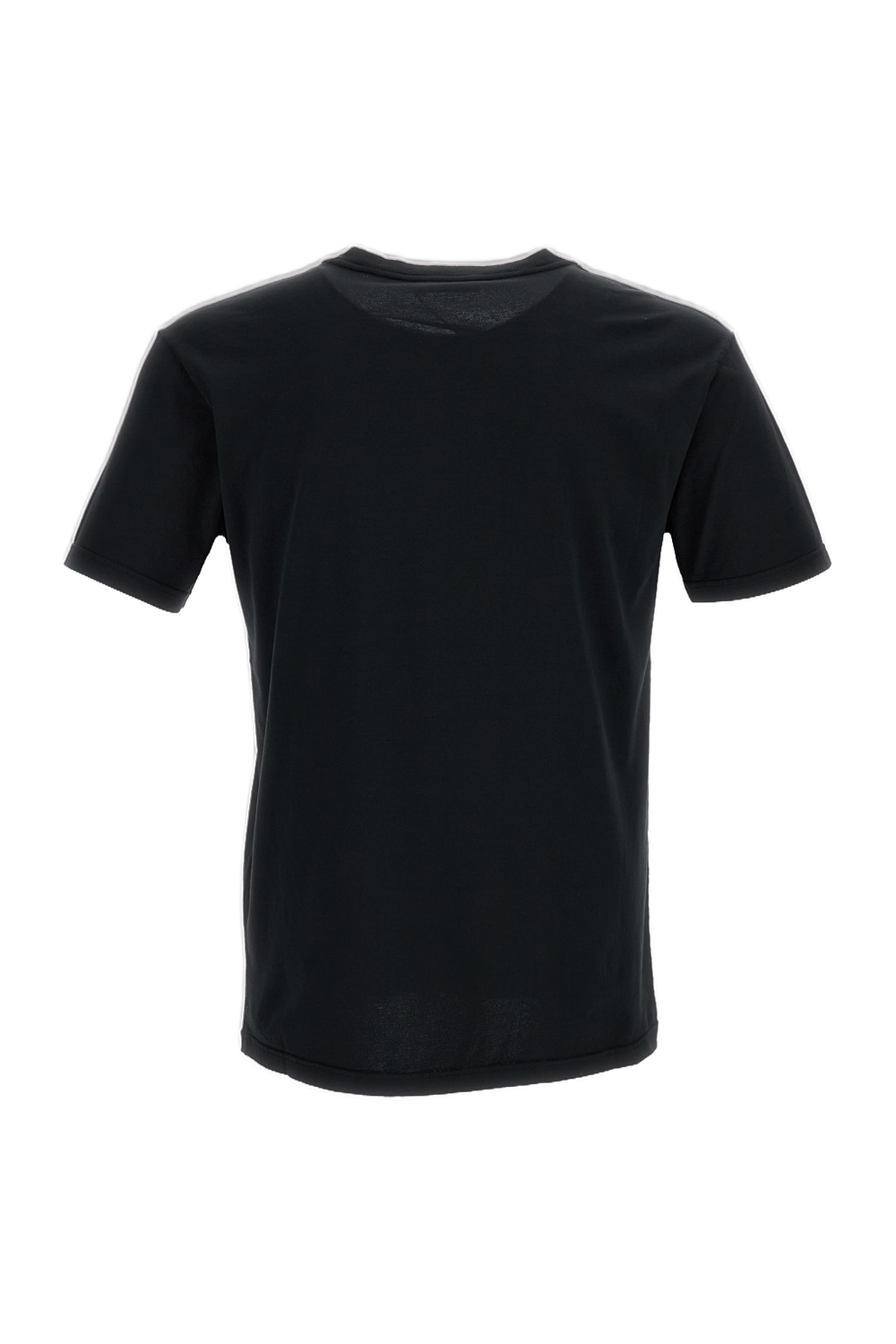 Black Fitted Cotton T-Shirt