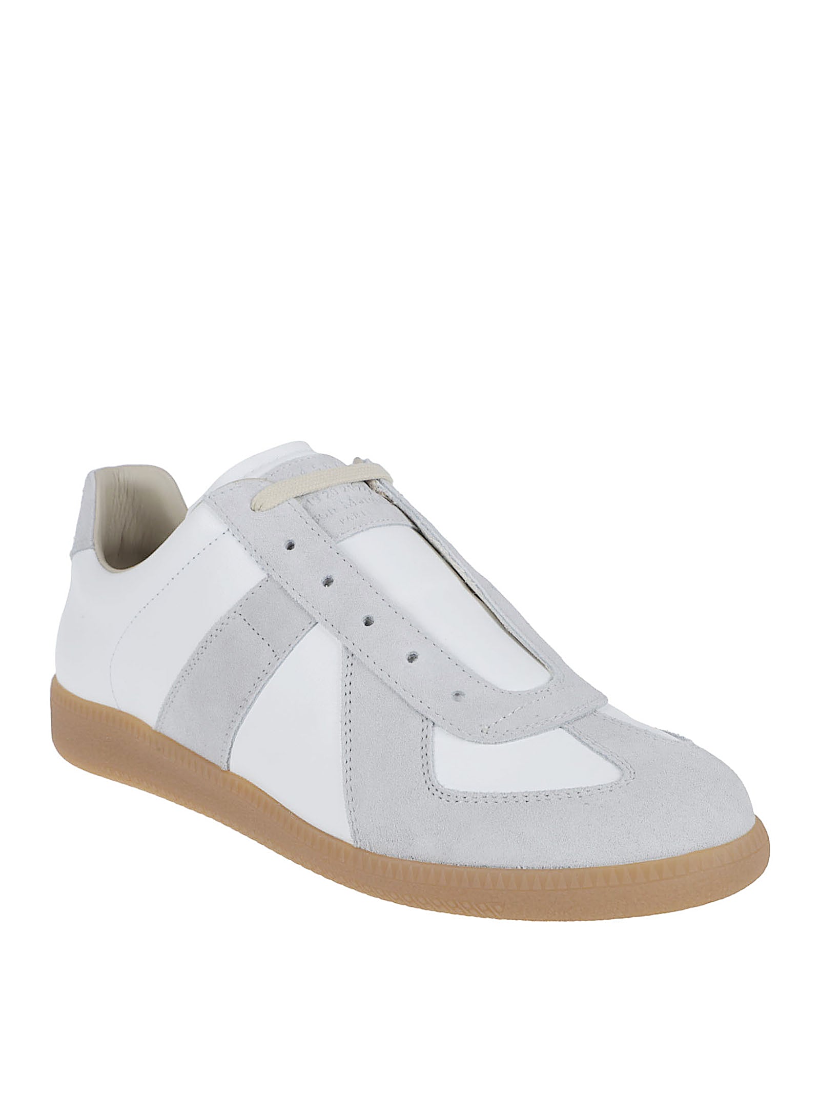 Low Top Sneakers with Multi-Panel Design