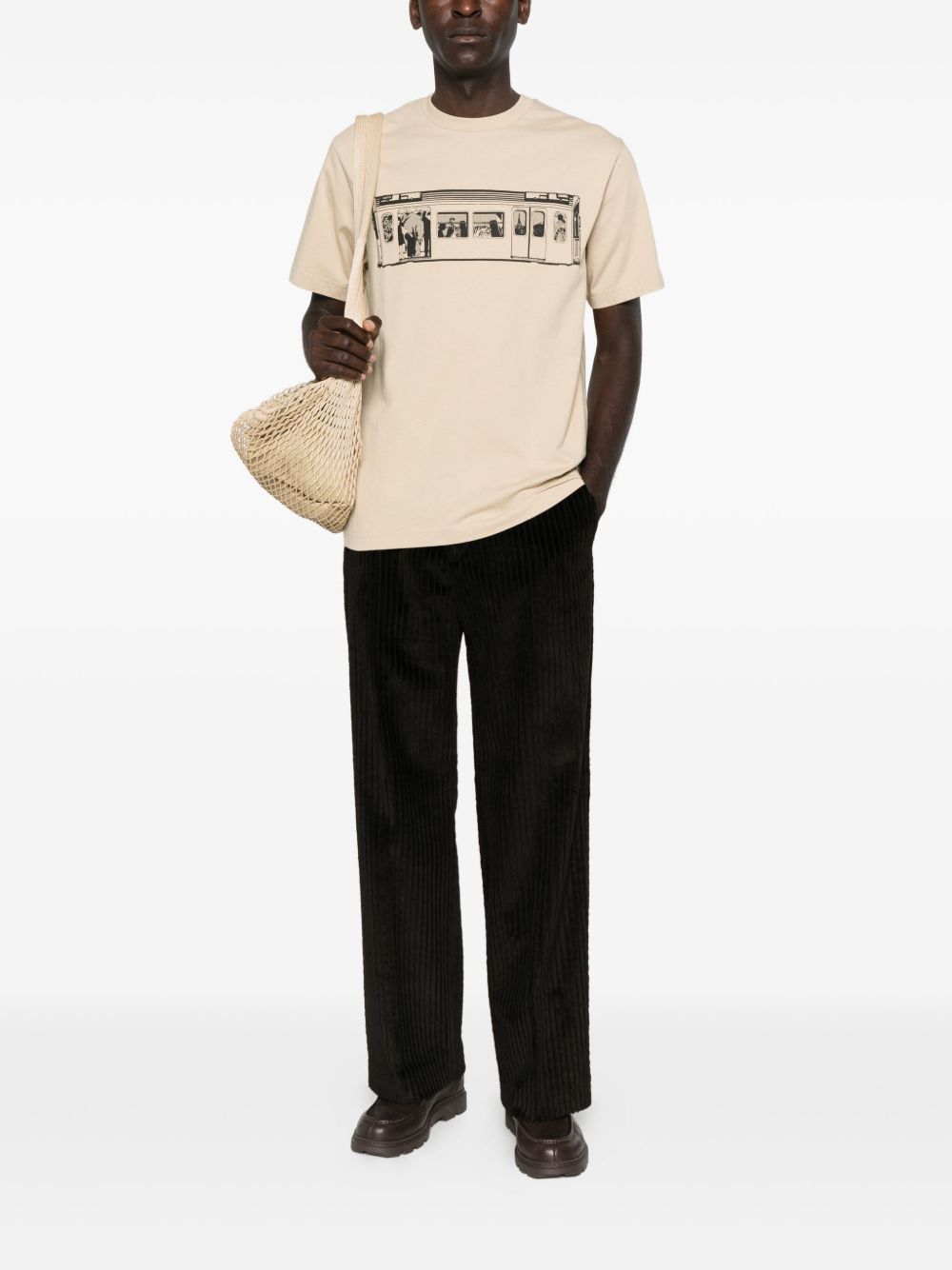 Short-Sleeved Crew Neck T-Shirt