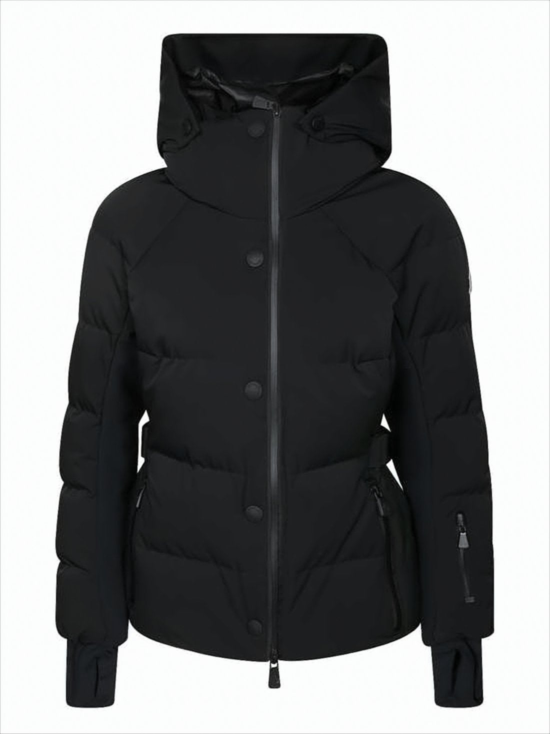 Padded High Collar Down Ski Jacket