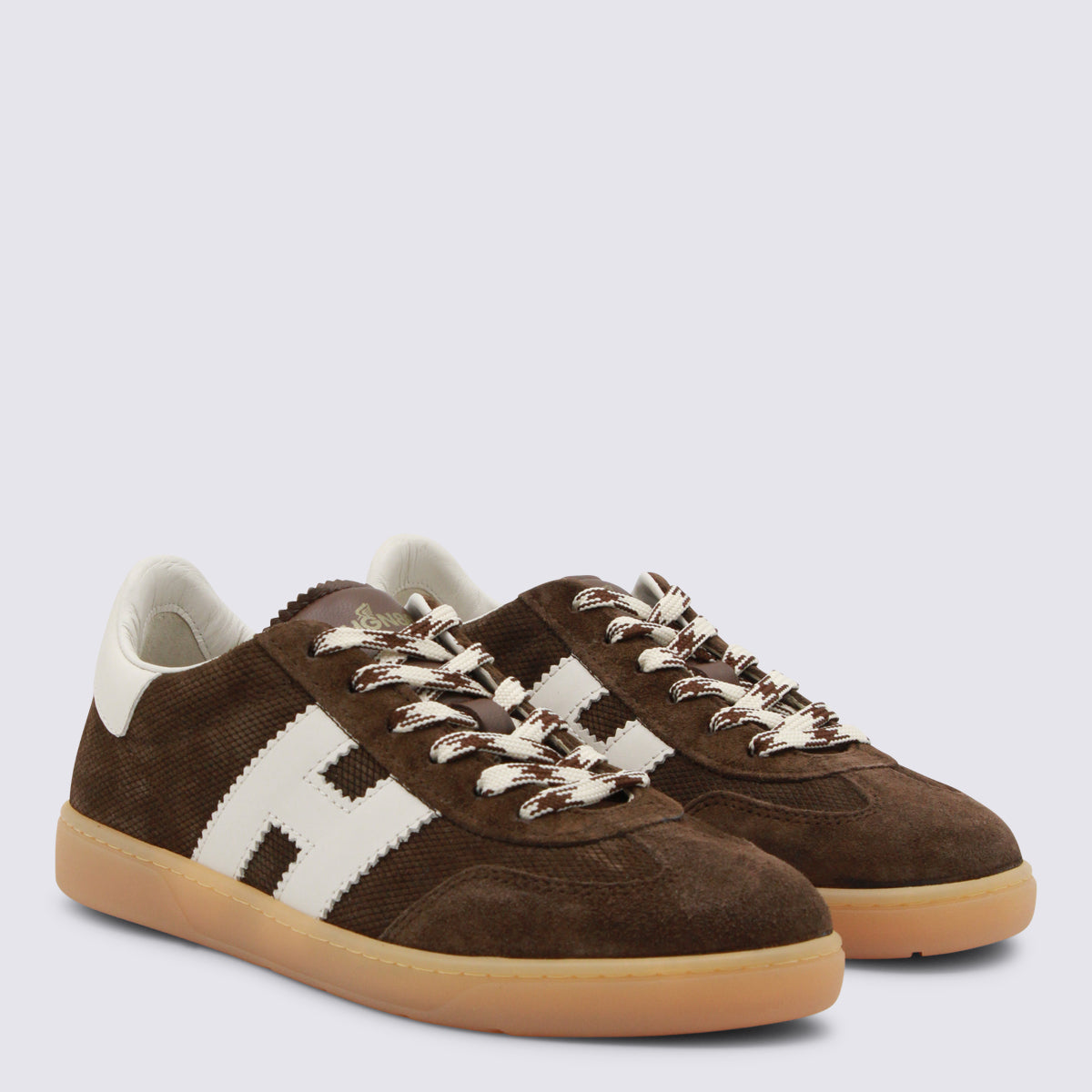 Brown Leather Sneakers