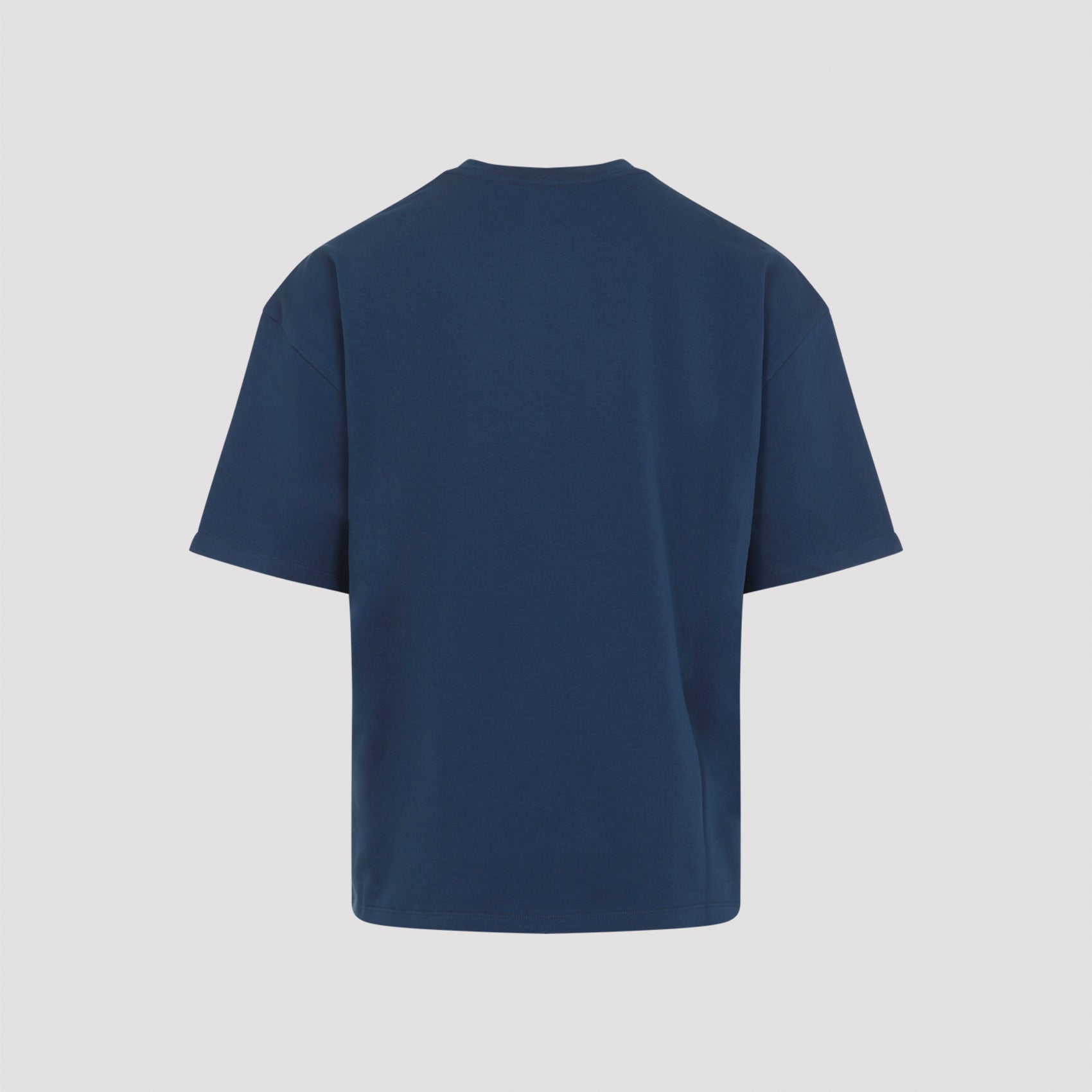 Luźny T-shirt Z Nadrukiem W Kolorze Głęboki Błękit