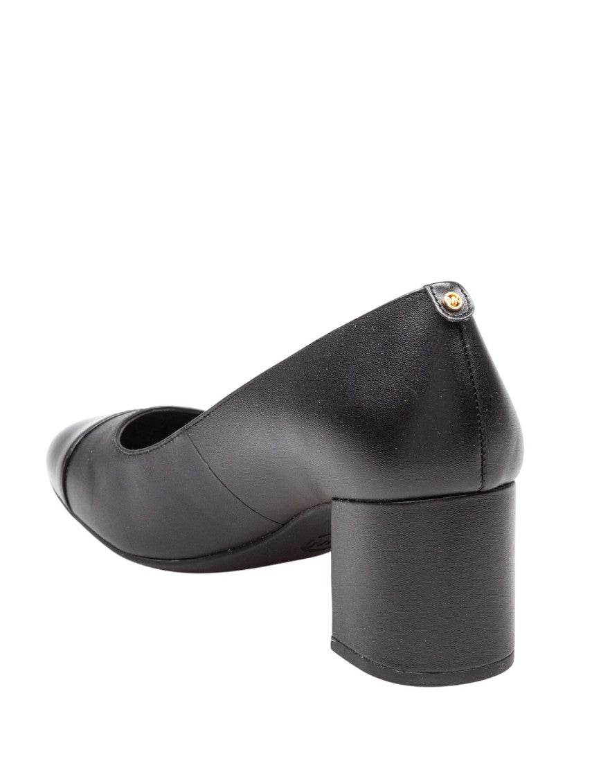 Black Perla Flex Leather Pumps