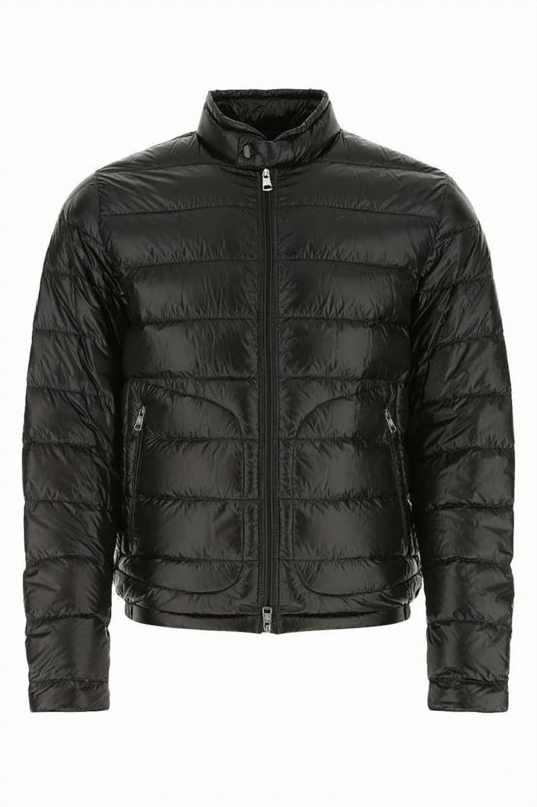 Cropped Black Puffer Jacket