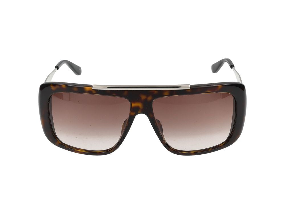 Sunglasses Alexander McQueen AM0492S 003 Havana Silver Brown 60/13/140