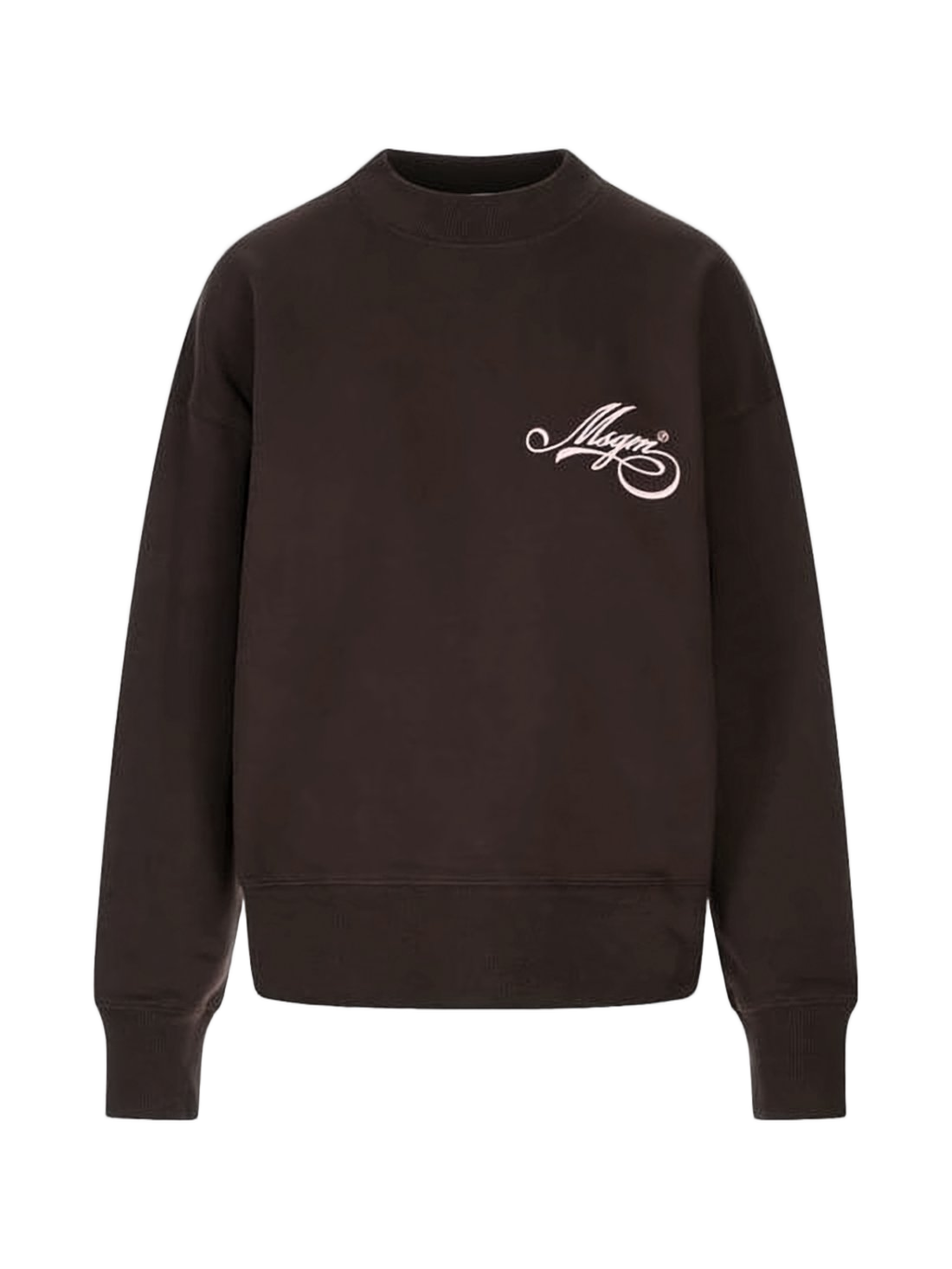 Relaxed-Fit Long-Sleeved Sweatshirt with Embroidered Logo