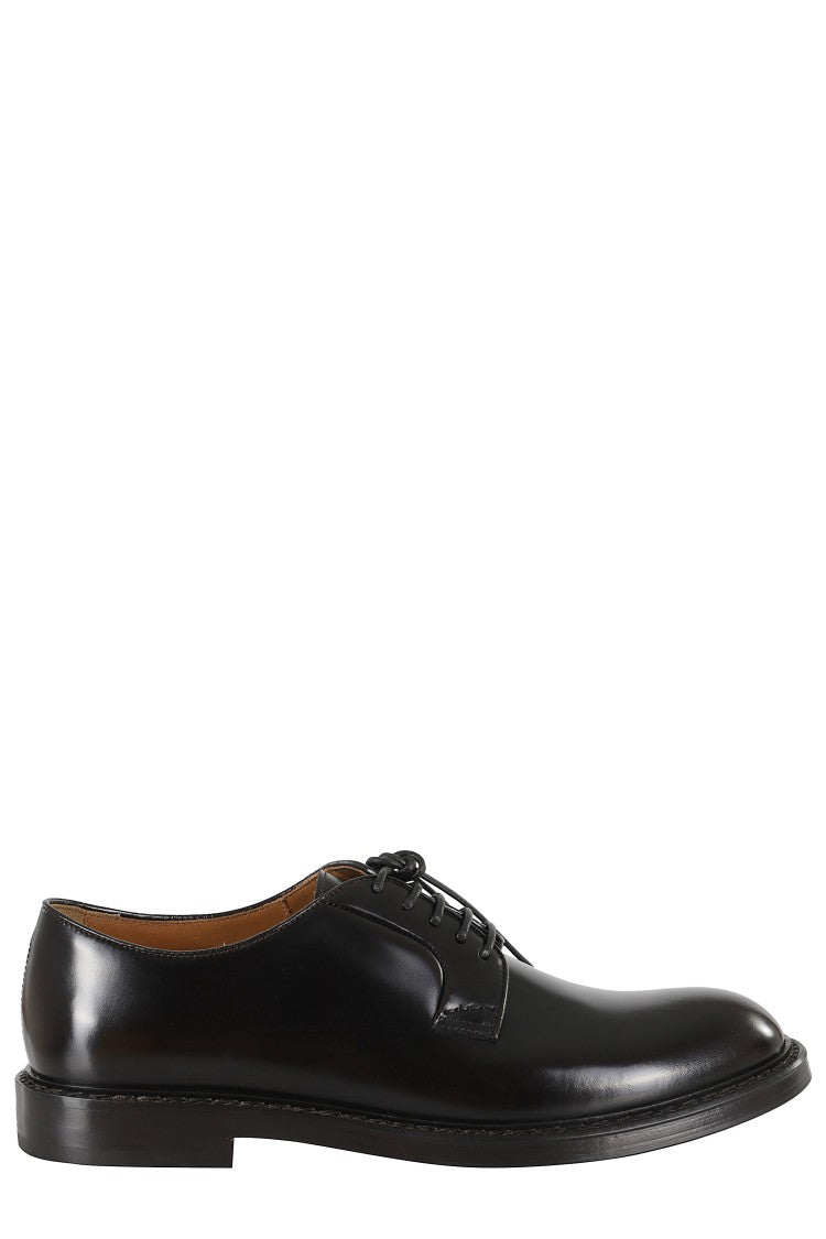 Brushed Leather Derby Shoes