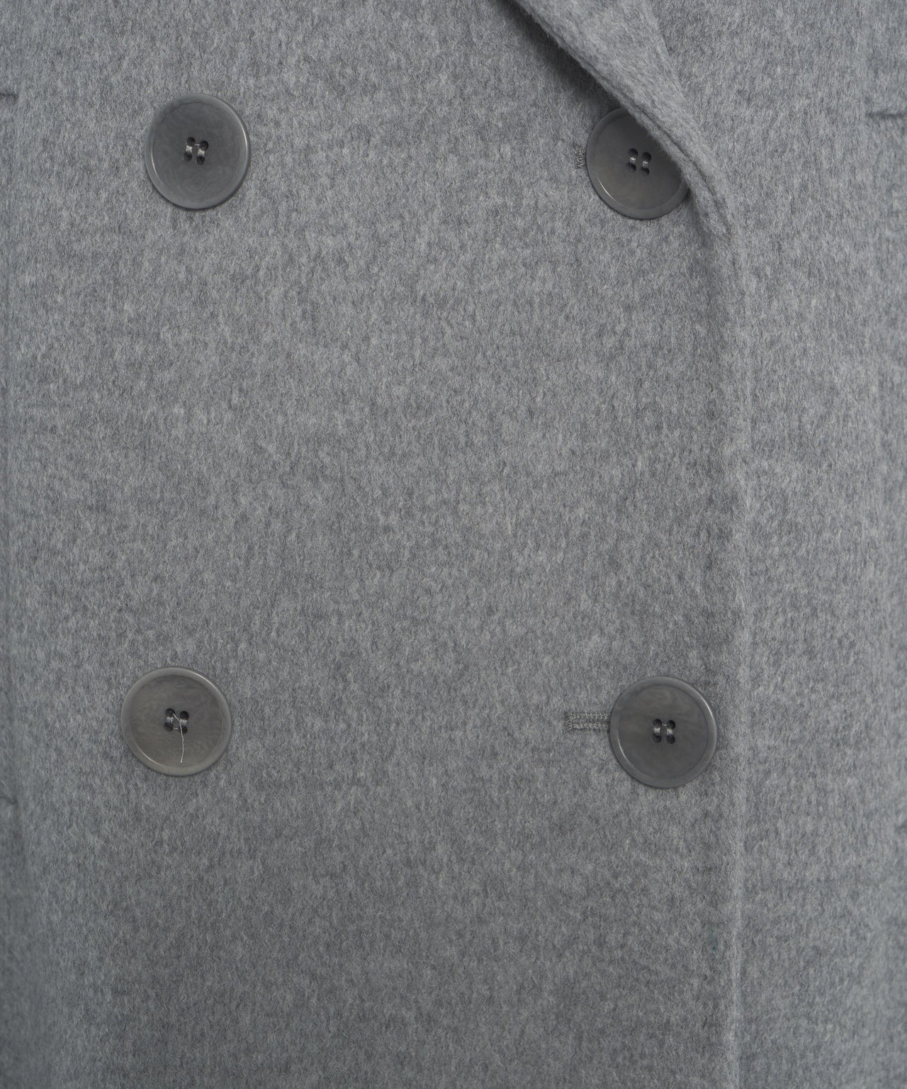 Double-Breasted Coat In Soft Virgin Wool